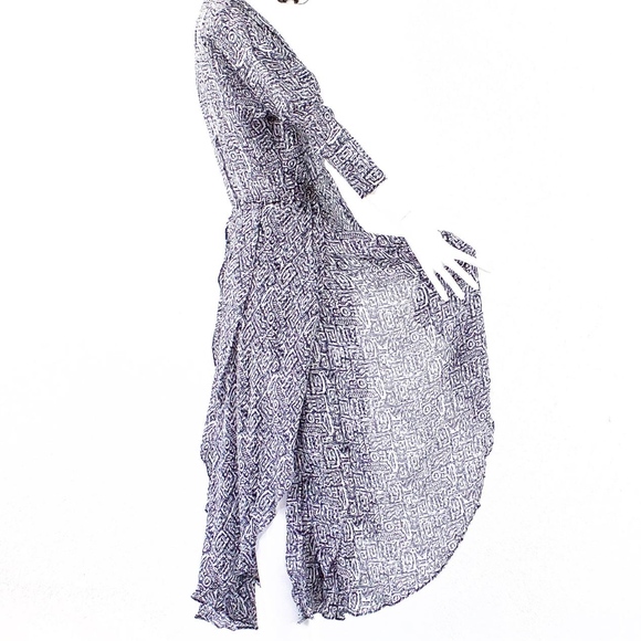 VTG 80's Chez Zvanni India SILK Dress - Picture 5 of 7